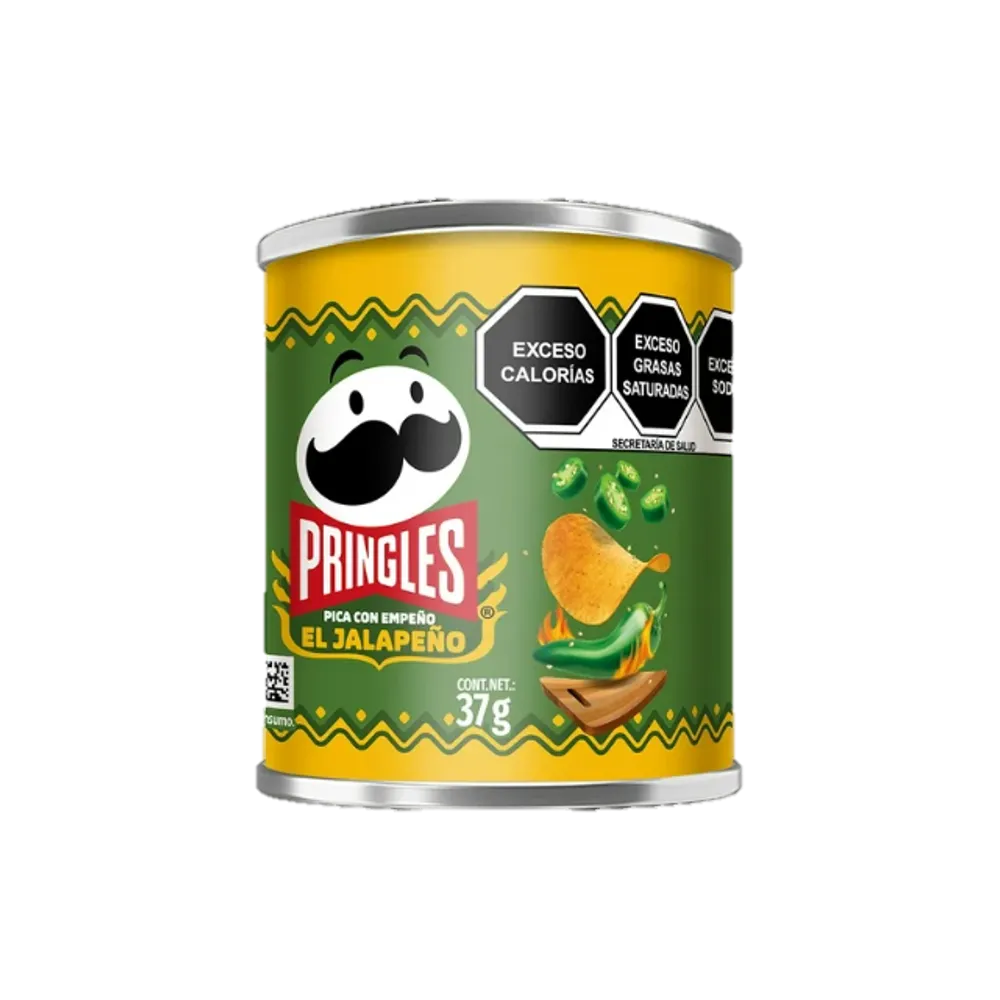 PAPAS JALAPEÑO PRINGLES 37 GRAMOS