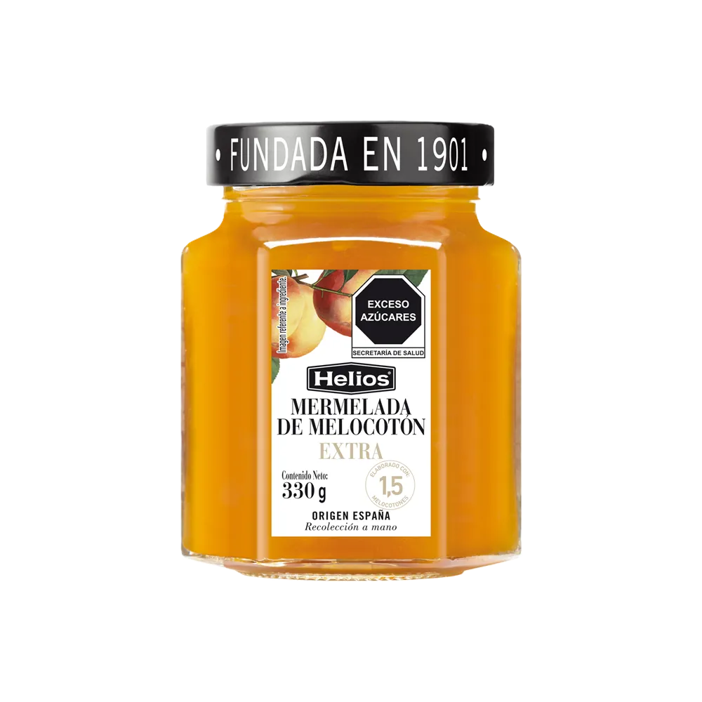 MERMELADA MELOCOTON HELIOS 330 GRAMOS