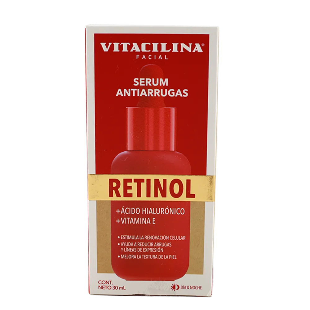 SERUM ANTIARRUGAS RETINOL VITACILINA 30 MILILIT