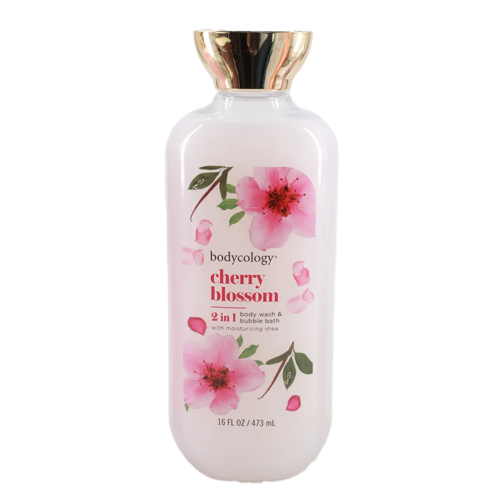 BODY WASH & BUBBLE BATH CHERRY BLOSSOM BODYCOLOGY 473 MILILI