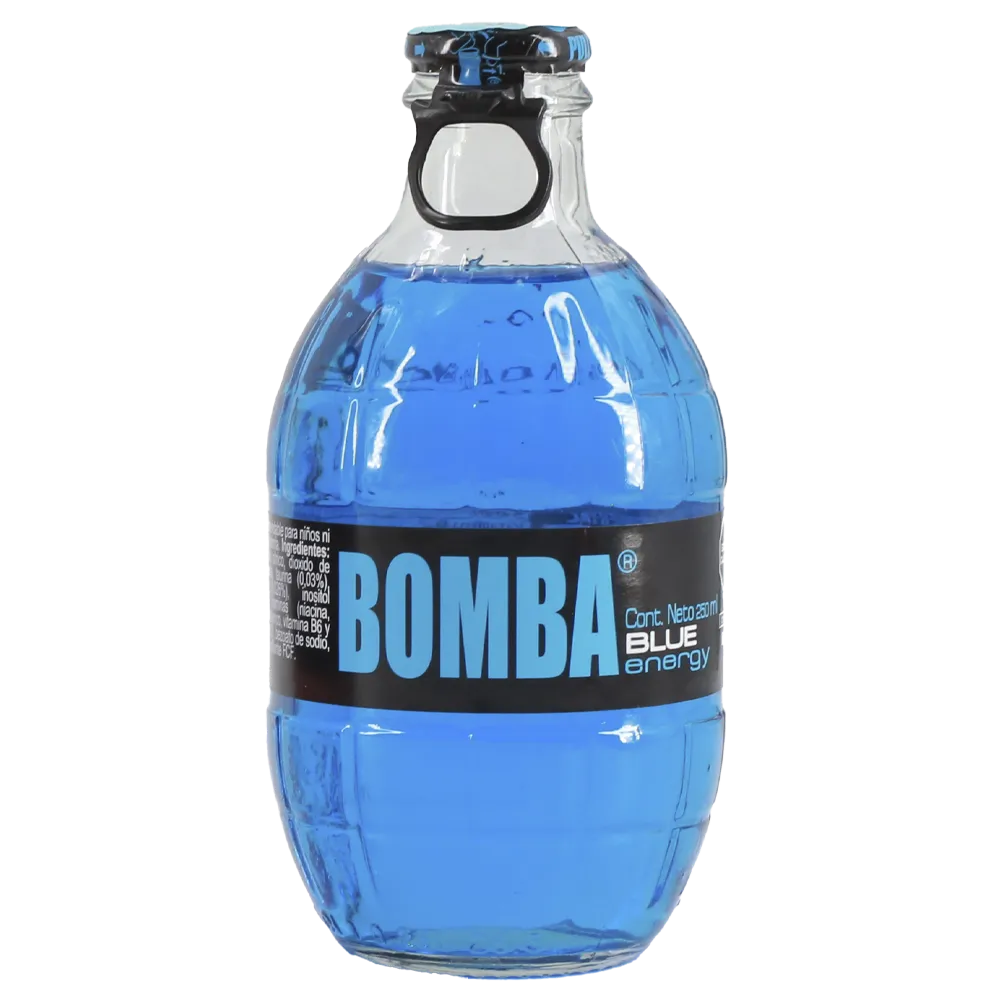 BEBIDA ENERGETIZANTE BLUE BOMBA ENERGY 250 MILILI