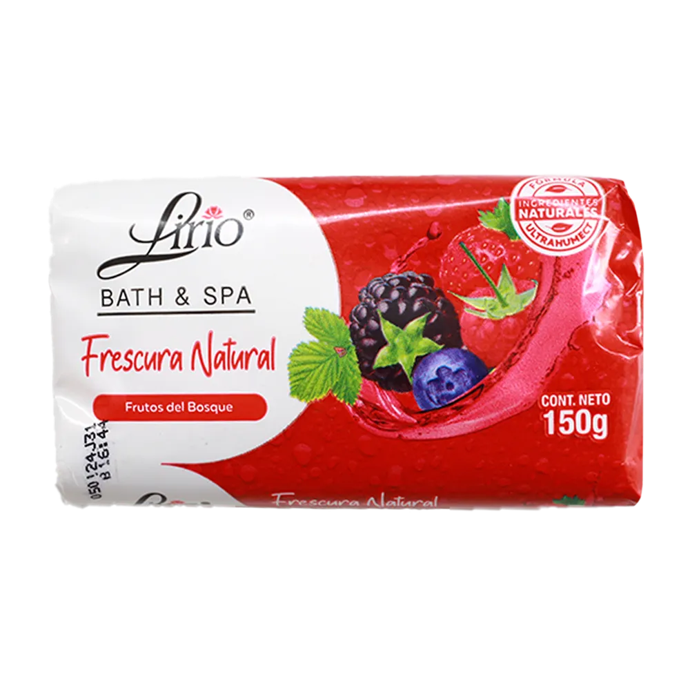 JABON DE TOCADOR FRUTOS DEL BOSQUE LIRIO 150 GRAMOS
