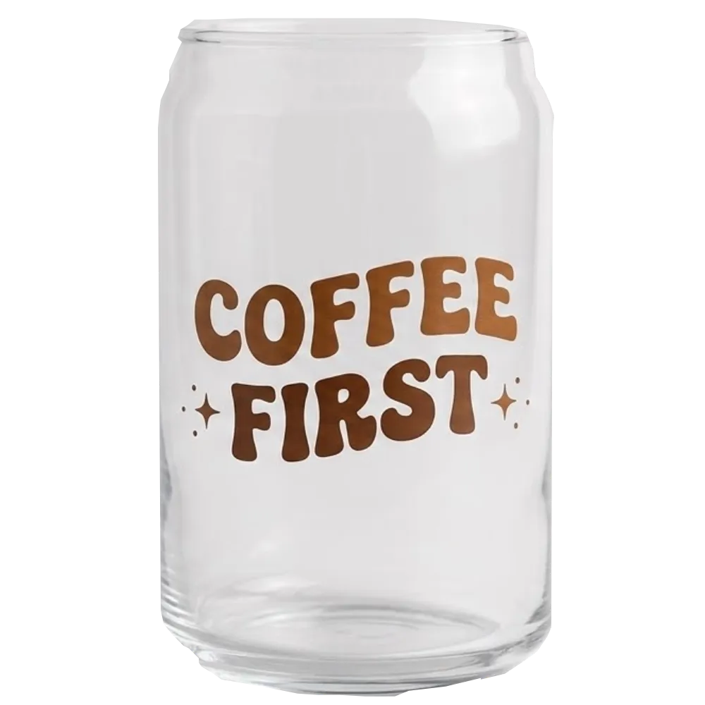 VASO LATA COFFEE FIRST CRISTAR 16 ONZAS