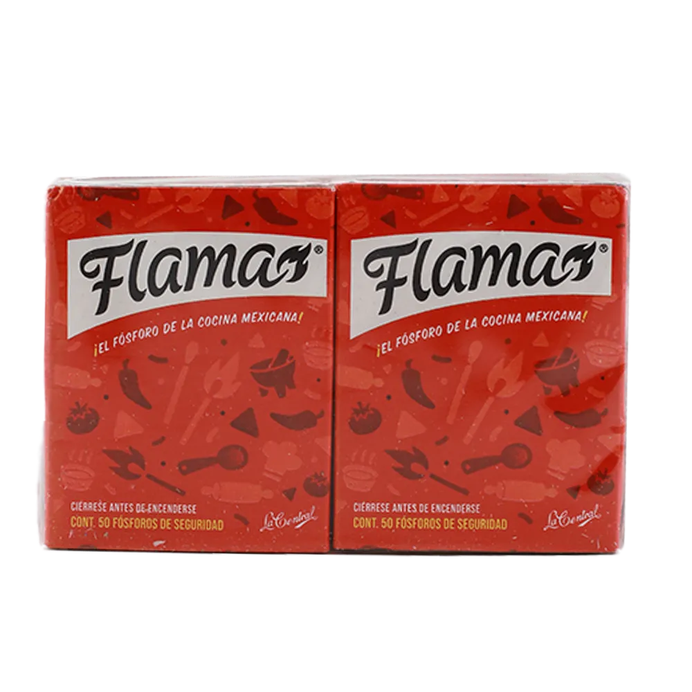 FOSFOROS 10 CAJAS ROJO FLAMA 50 PIEZA