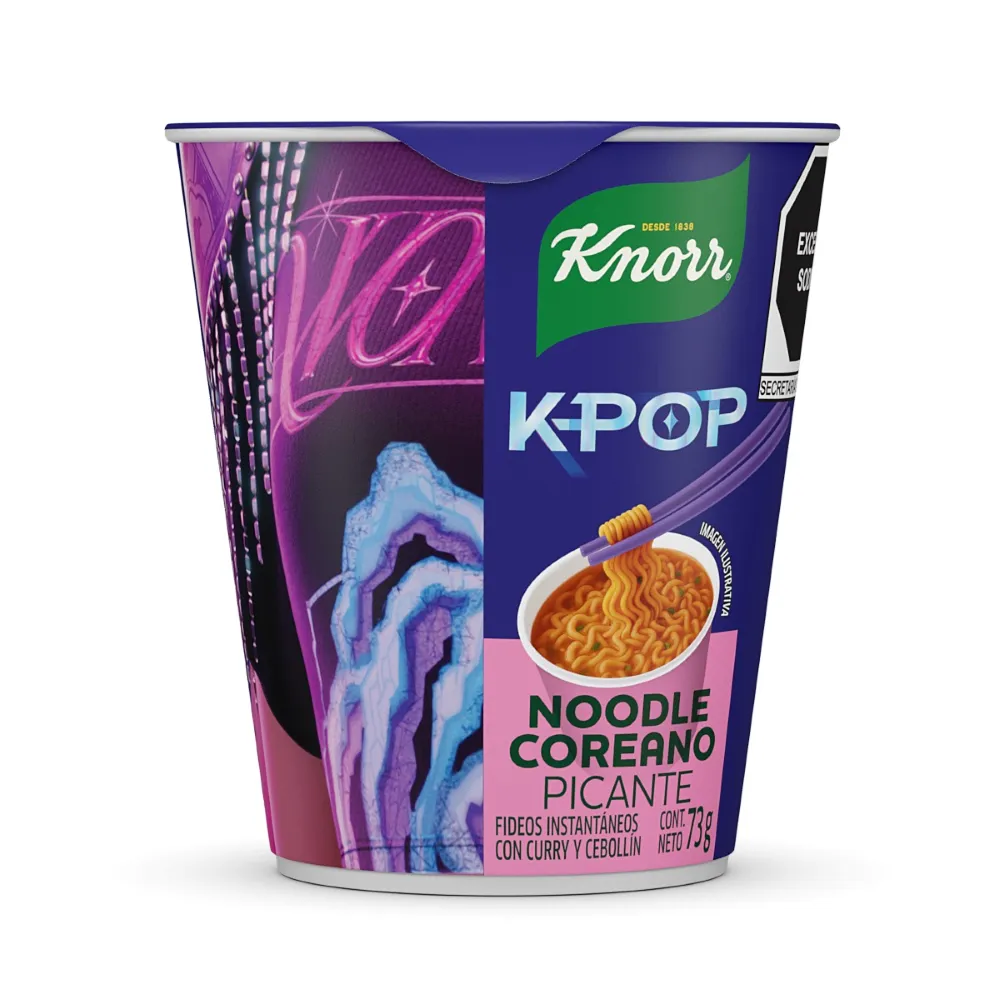 NOODLE COREANO PICANTE KNORR 73 GRAMOS