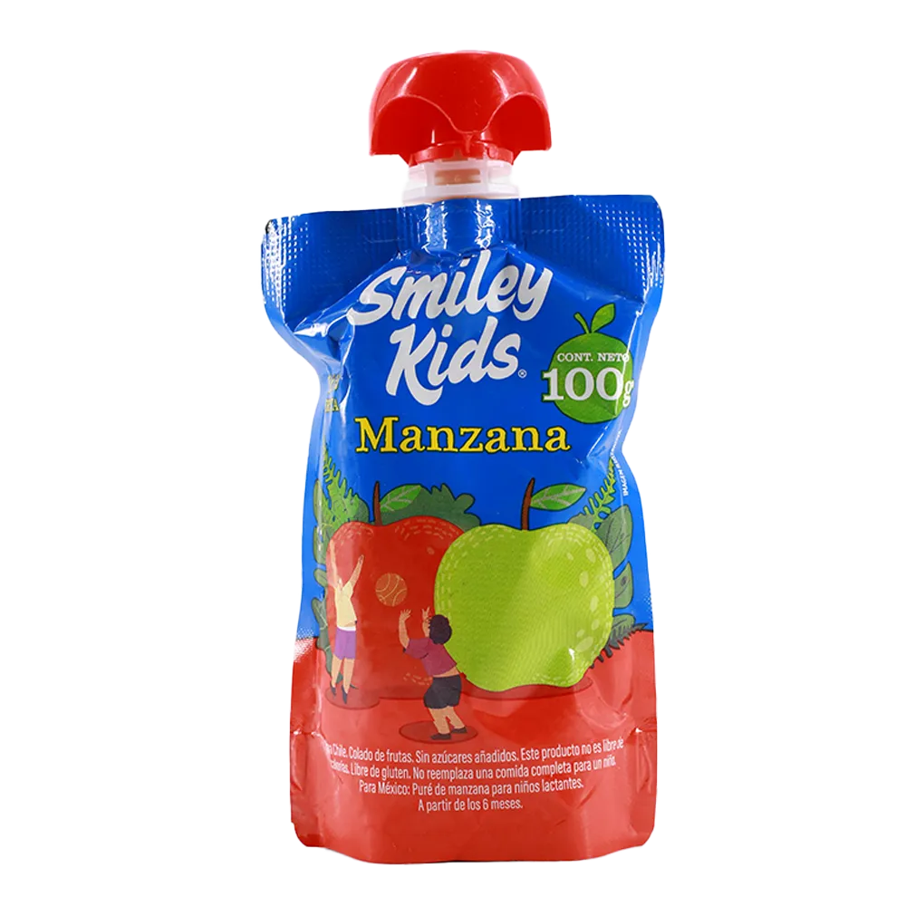PAPILLA CLASICA MANZANA SMILEY KIDS 100 GRAMOS