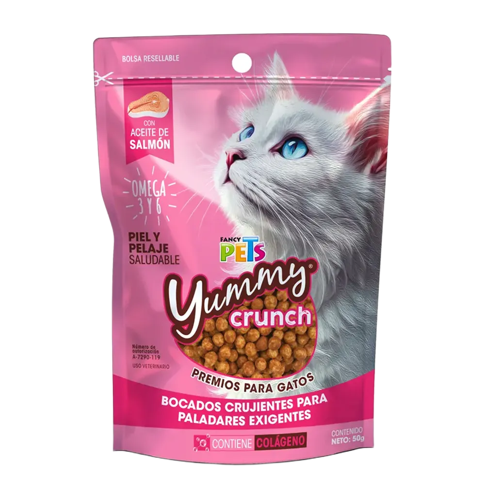 PREMIOS PARA GATOS ROSA FANCY PETS 50 GRAMOS