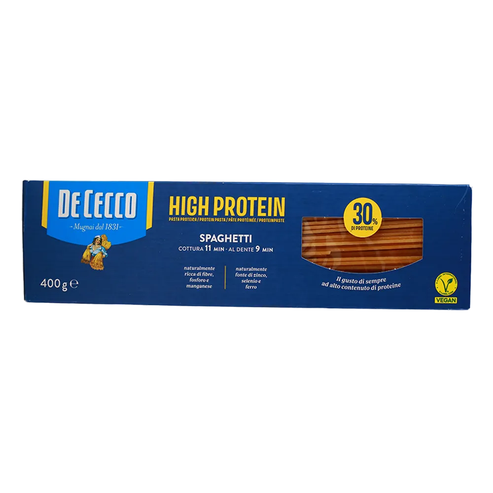 PASTA ALTA EN PROTEINA SPAGHETTI DE CECCO 400 GRAMOS