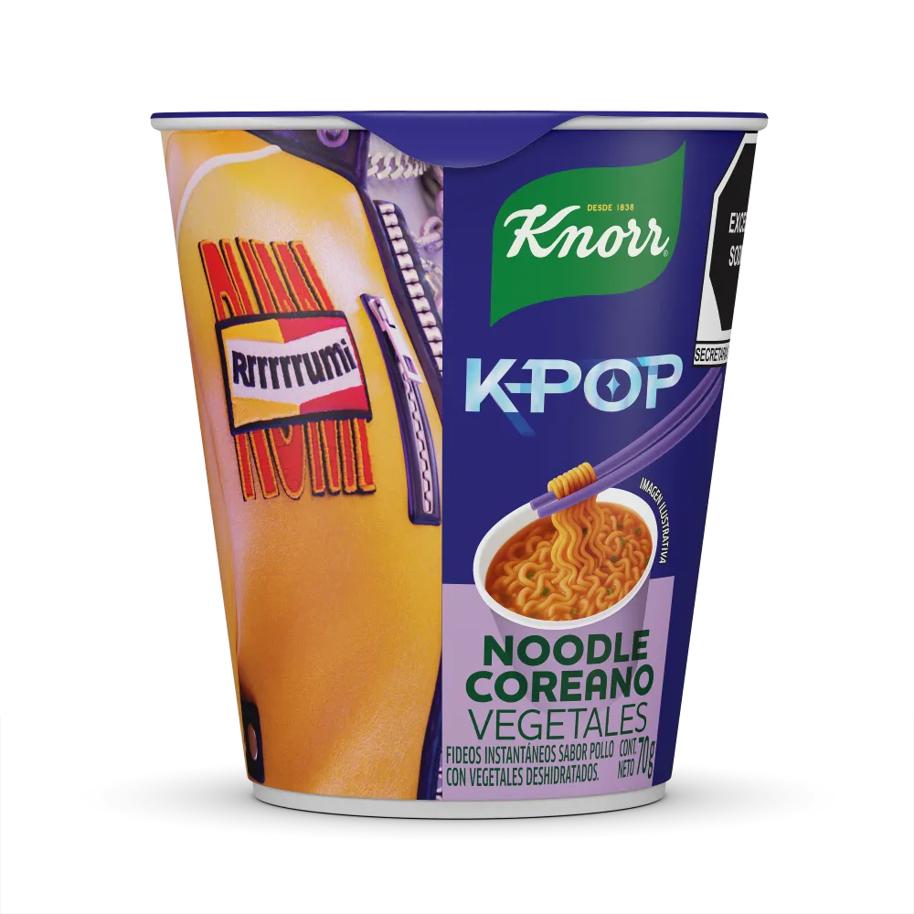 NOODLE COREANO VEGETALES KNORR 70 GRAMOS
