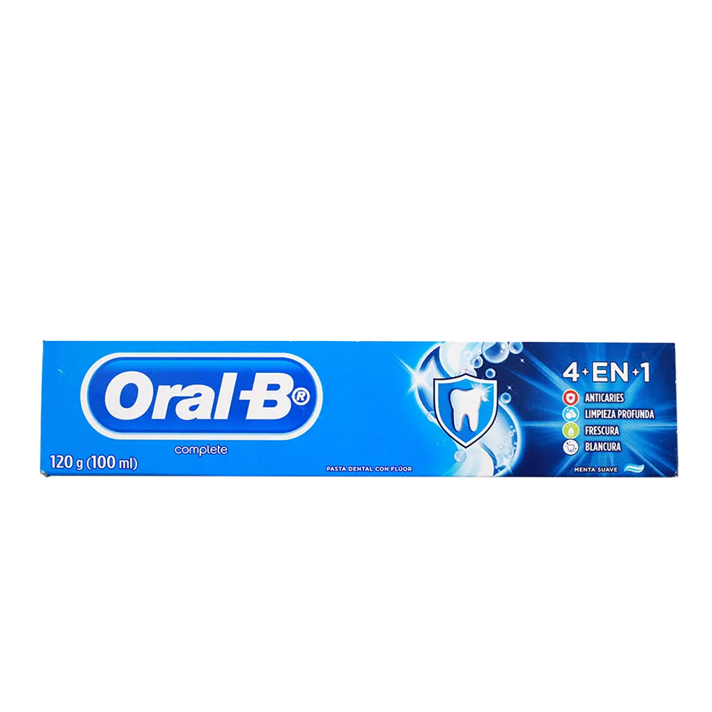 ORAL-B PASTA DE DIENTES COMPLETE 4 EN 1 ORAL B 100 MILILI