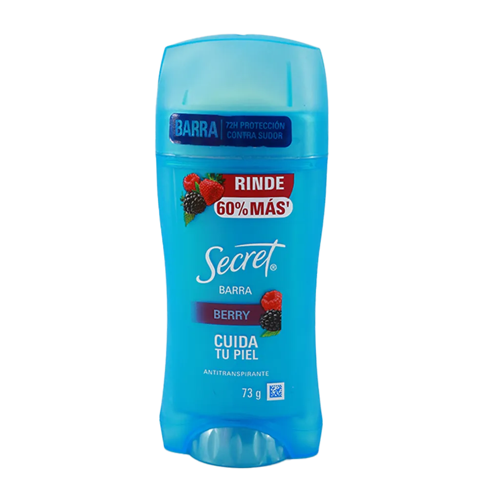 ANTITRANSPIRANTE BARRA BERRY SECRET 73 GRAMOS