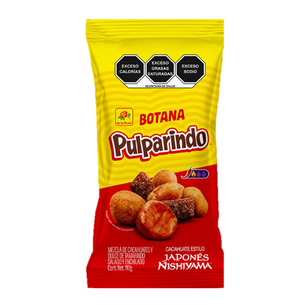 CACAHUATE JAPONES CON PULPARINDO DE LA ROSA 110 GRAMOS