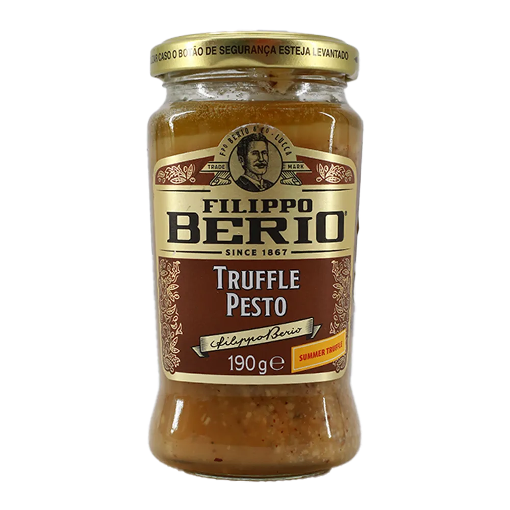 SALSA PESTO CON SABOR A TRUFA FILIPPO BERIO 190 GRAMOS