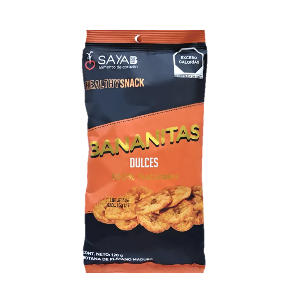 BANANITAS DULCES SAYAB 120 GRAMOS