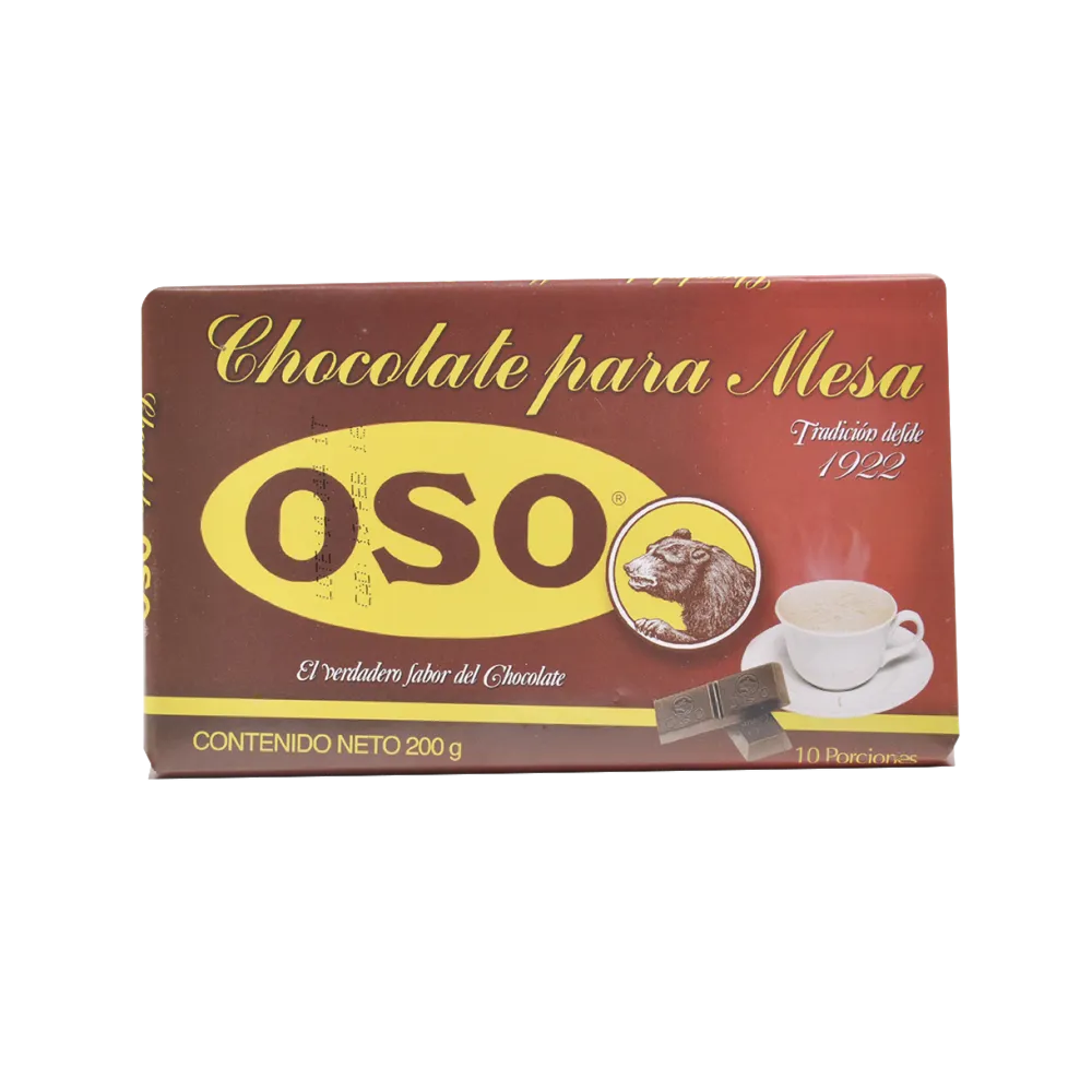 Chocolate De Mesa El Oso 200 g