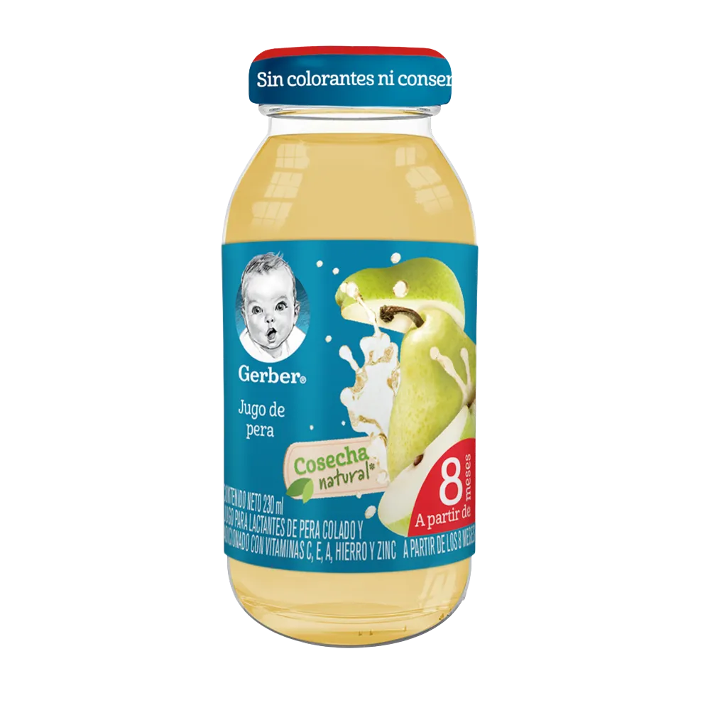 Jugo Gerber Cosecha Natural Etapa 3 Pera 230Ml