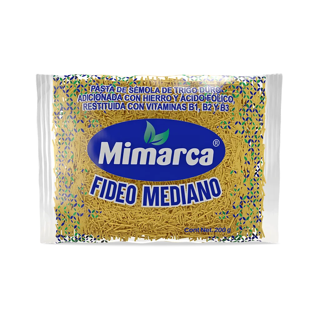 Pasta Para Sopa Fideo Mediano Mimarca 200 g