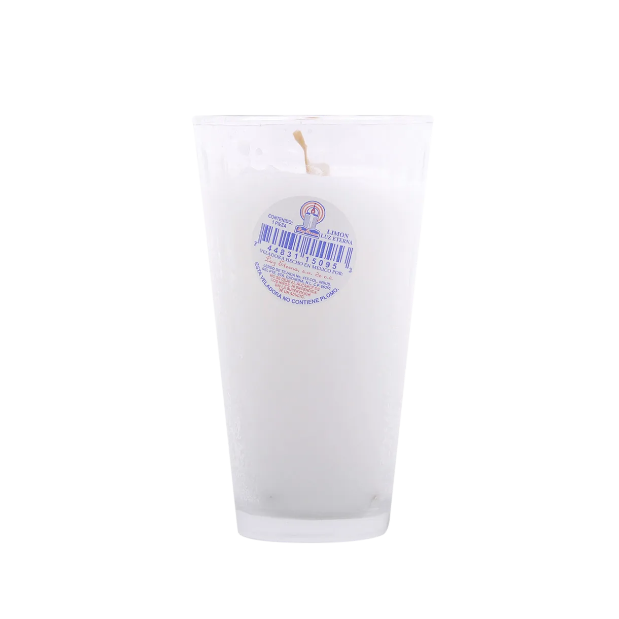 Veladora Vaso Limonero Luz Eterna 1 Pza