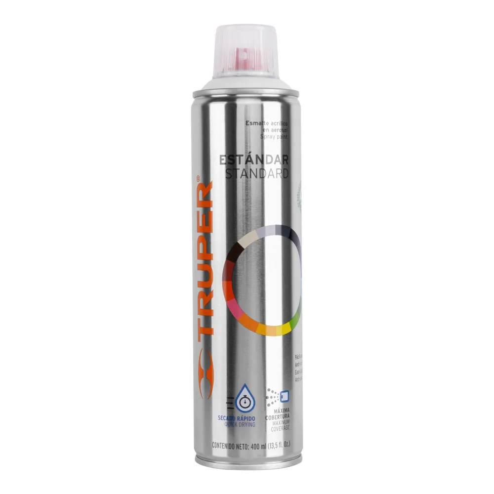 Pintura En Aerosol Blanco Brillante Truper 400 Ml