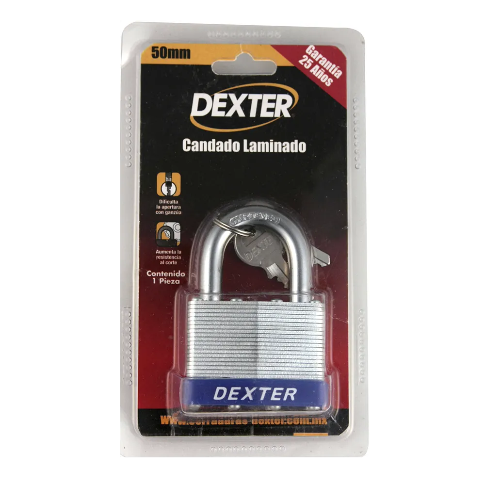 Candado Laminado 50 Mm Dexter 1 Pz