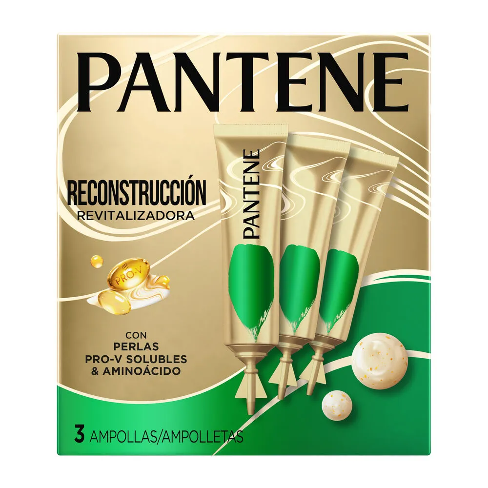 Ampolletas Tratamiento 3 Pack Pantene 45 Ml
