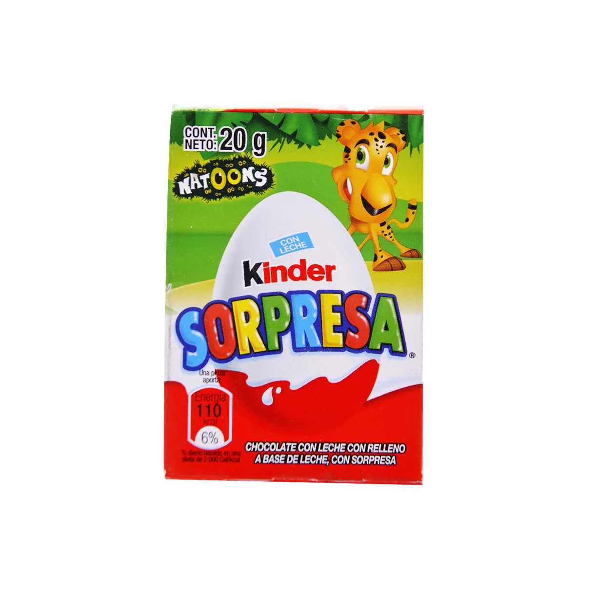 Chocolate Huevo Sorpresa T1 Kinder 20 g