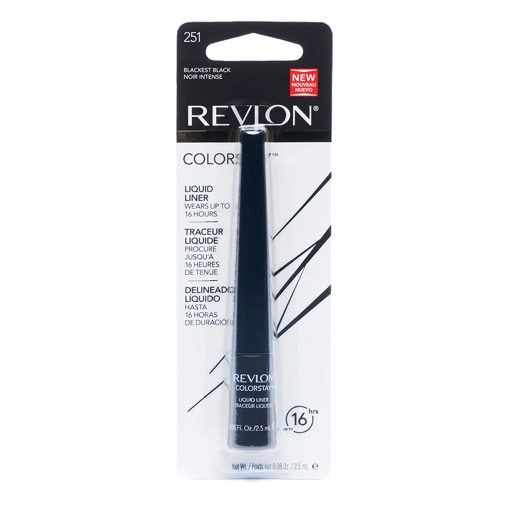 Delineador Ojos Liquido Colorstay Black Revlon 1 Pz