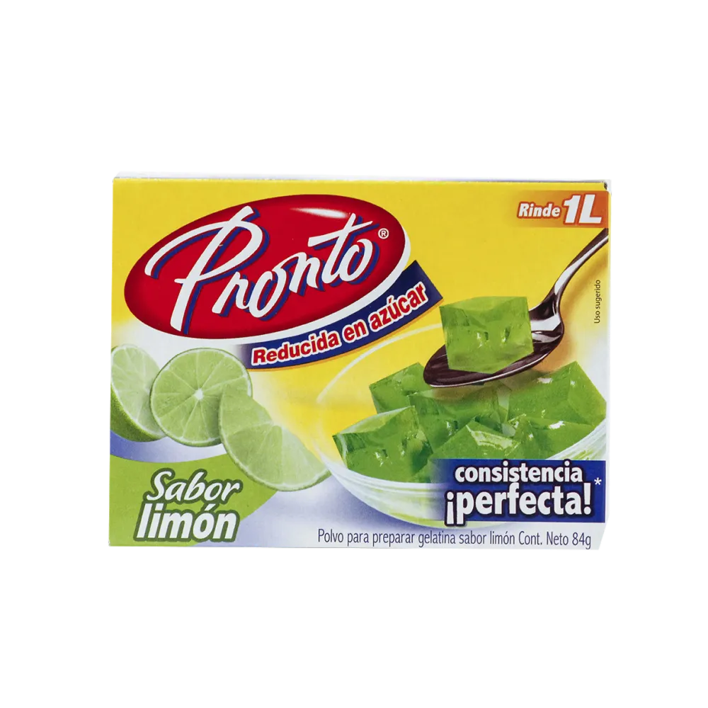 Gelatina de Limon Pronto 84 Gr