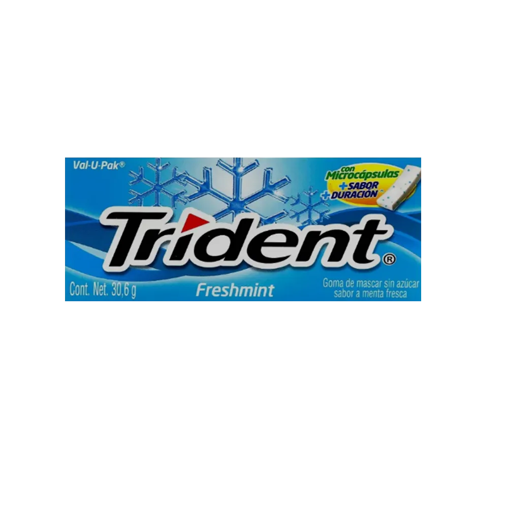 Goma De Mascar Valupack Freshmint 18 Pz Trident 30.6 g