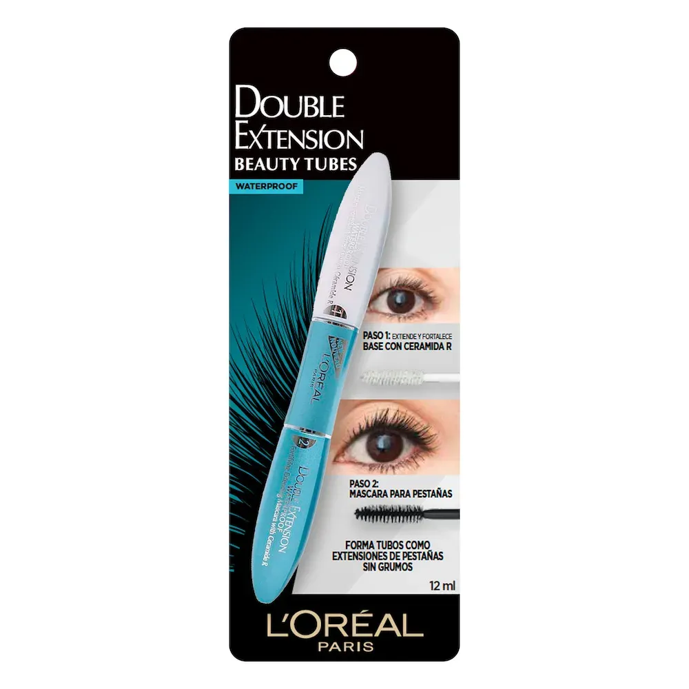 Mascara Double Extensión Wp Loreal 12 Ml