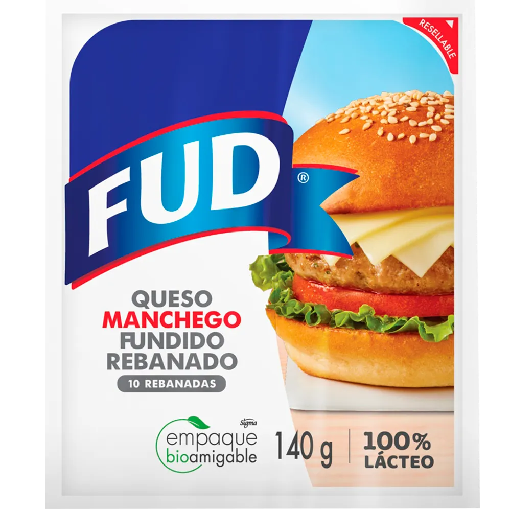 Queso Americano Manchego Fud 140 g