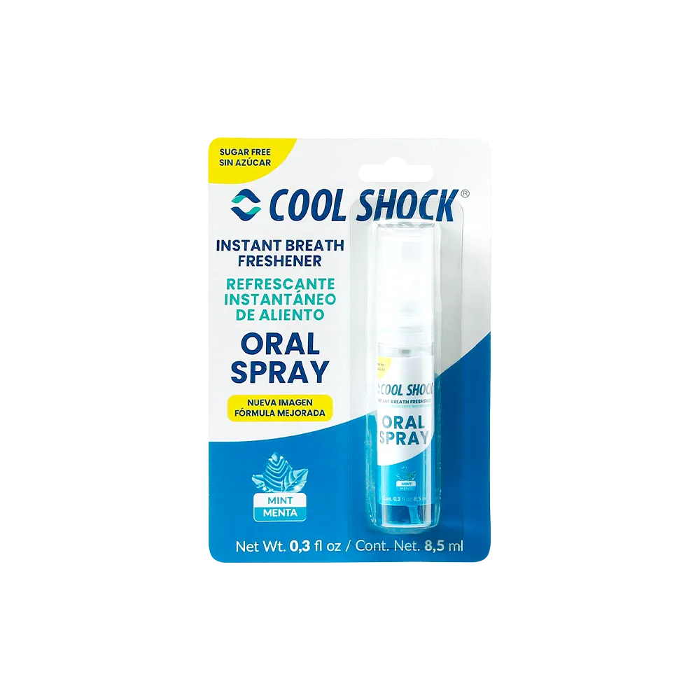 Spray Oral Refrescante Menta Cool X Shock 8.5 Ml