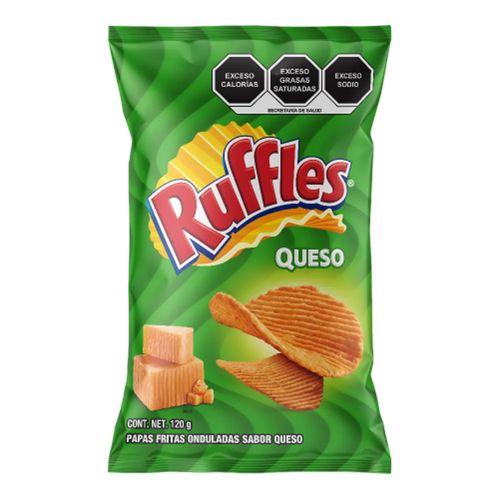 Ruffles Papas Queso Sabritas 120 g