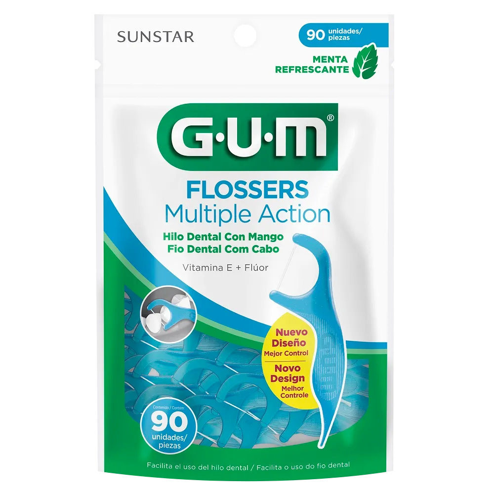 Flossers Multiple Accion Gum 90 Pza