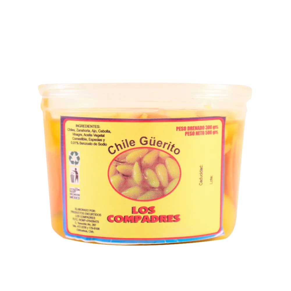 Chile Güerito Los Compadres 500 g