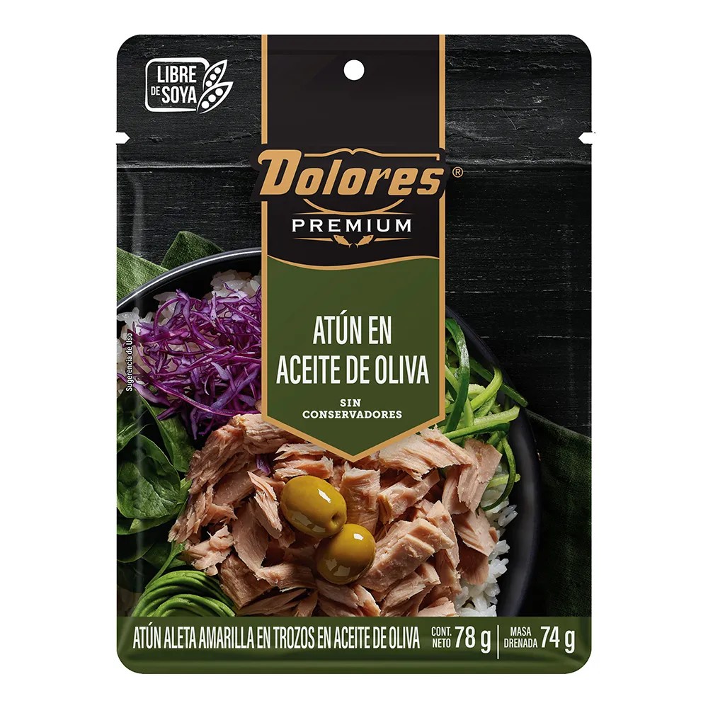 Atun Pouch En Aceite De Oliva Y Dolores 78 g