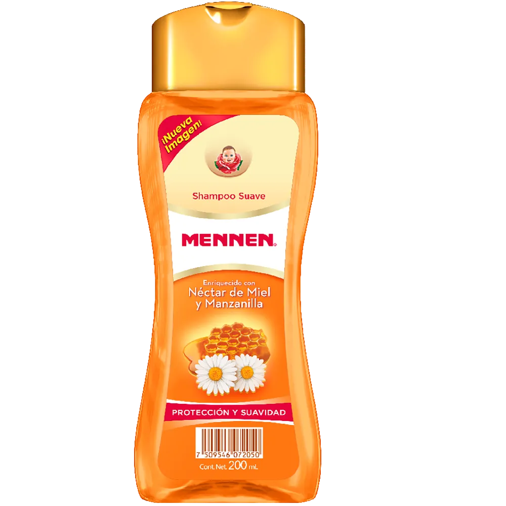 Shampoo Clasico Miel Manzanilla Mennen 200 Ml