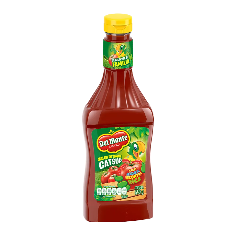 Salsa Catsup Squezzable Del Monte 650 g