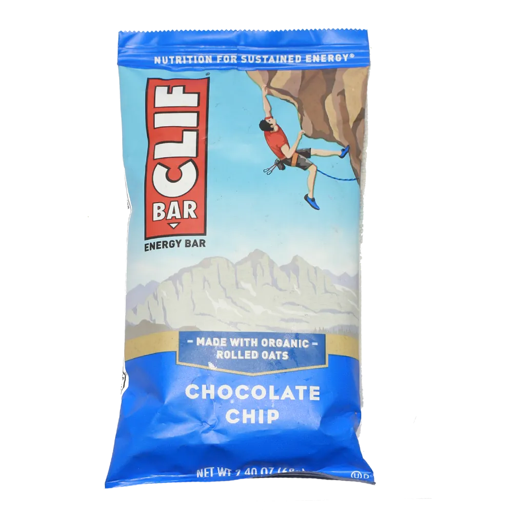 BARRA ENERGETICA CON PROTEINA SABOR CHISPAS DE CHOCOLATE CLIF 2.4 ONZAS