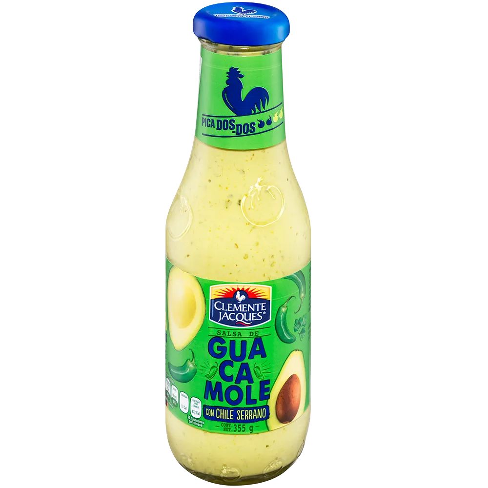 Salsa De Guacamole Con Chile Serrano Clemente Jaques 355 g