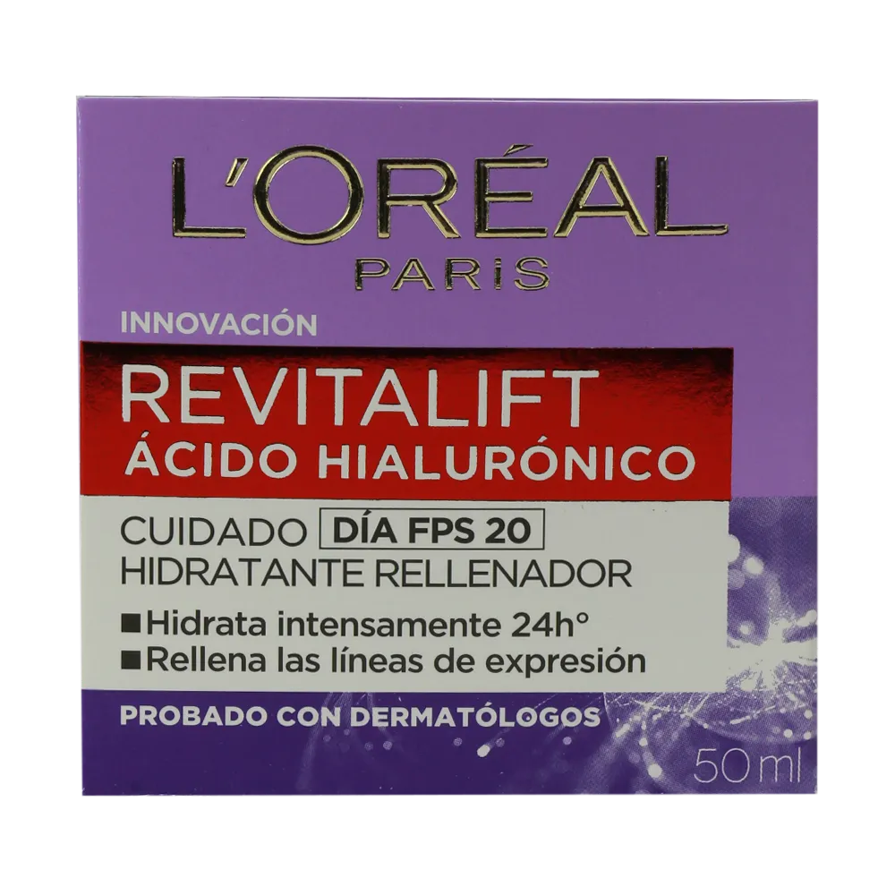 Crema Facial Revitalift Dia Acido Hialuronico Revitalift 50 Ml