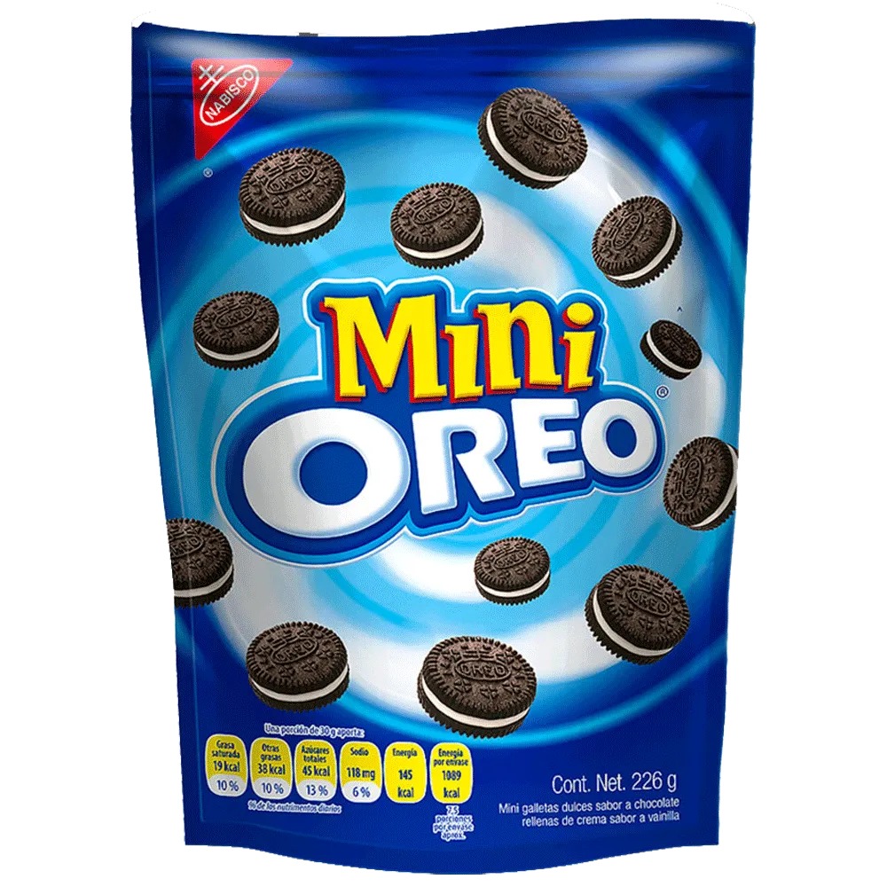 Galleta Mini Oreo Bolsa Nabisco 226 g