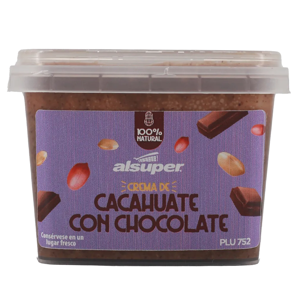 Crema De Cacahuate Con Chocolate Alsuper 1 Kg