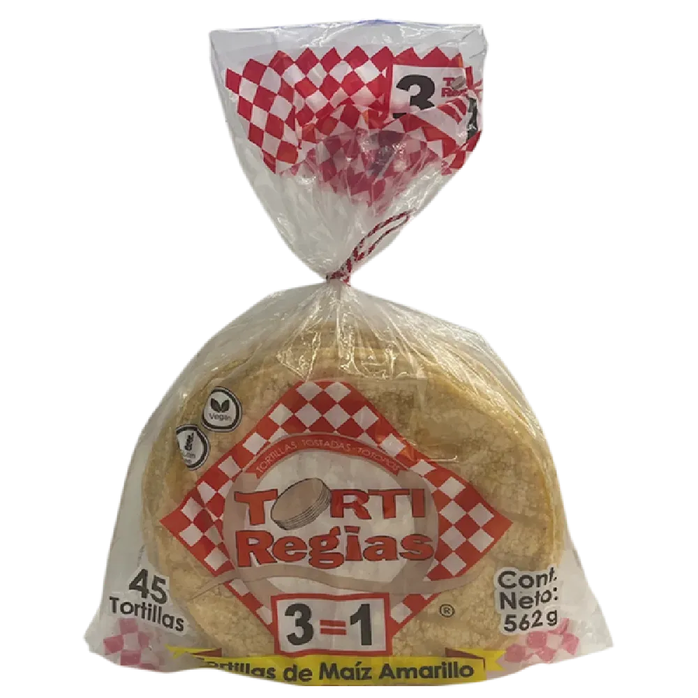 Tortilla Amarilla De Maiz Tortiregia 625 g