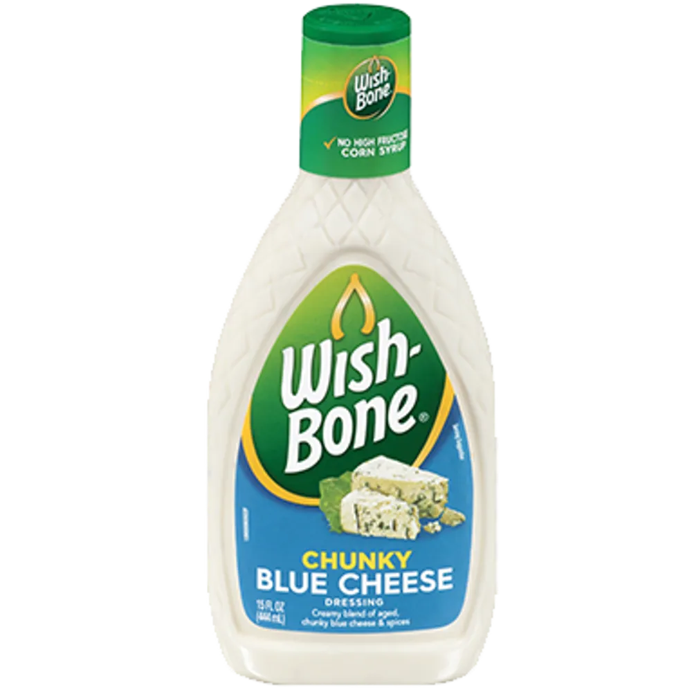 Aderezo Chunky Blue Cheese Wishbone 8 oz