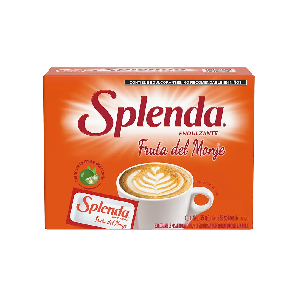 Endulzante De Mesa Con Fruta Del Monje Splenda 55 So