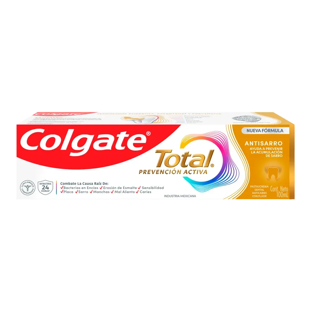 Crema Dental Total Antisarro Total 12 100 Ml