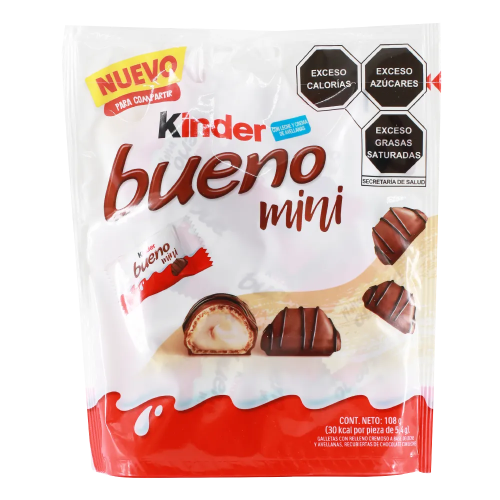 Bolsa Kinder Bueno Minis Kinder 108 g