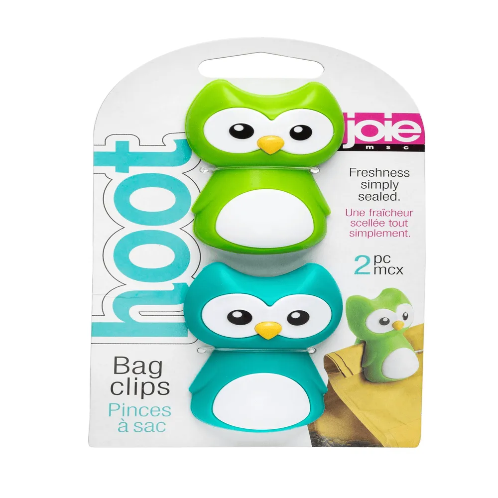 HORQUILLA PARA SELLADO DE BOLSAS 2 PC BUHO BUHO JOIE 1 PIEZA