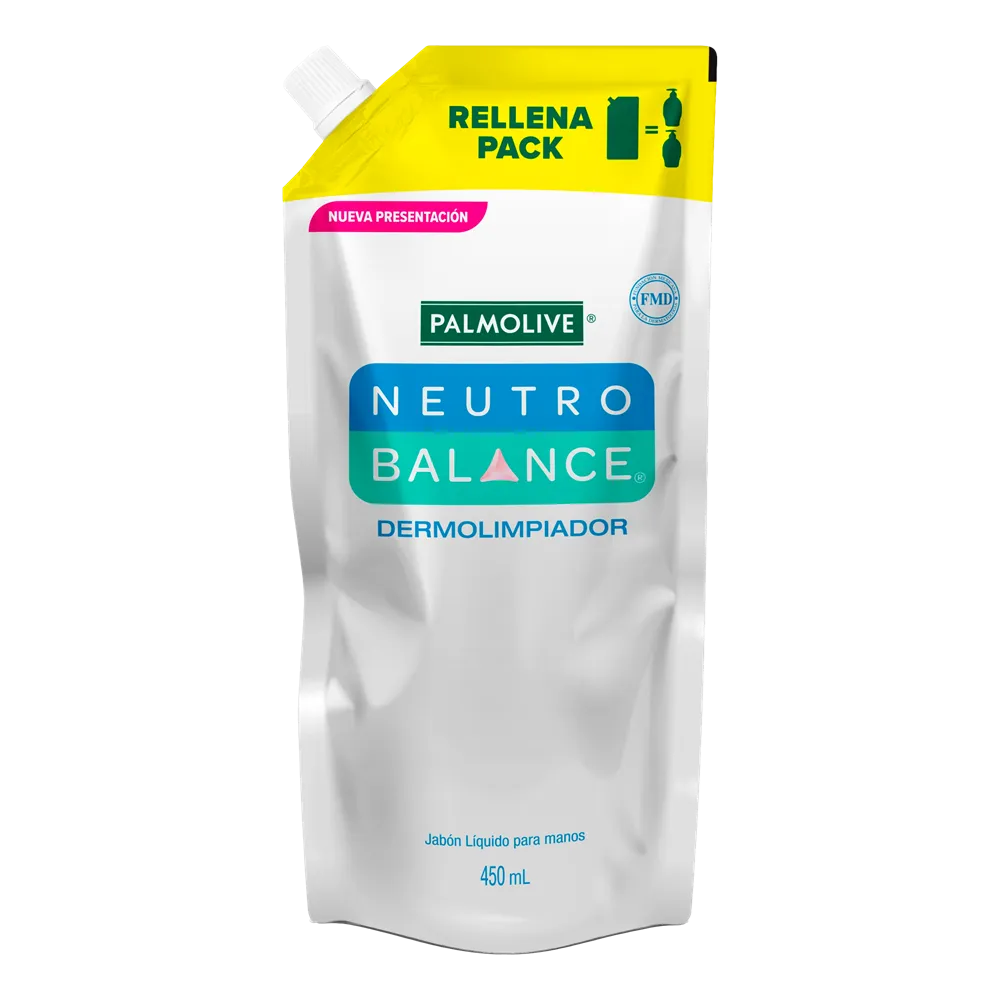 Jabon Liquido Manos Repuesto Neutro Balance 450 Ml